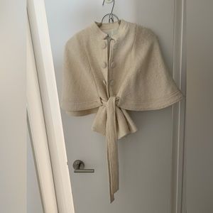 Aritzia Wool Cape Coat